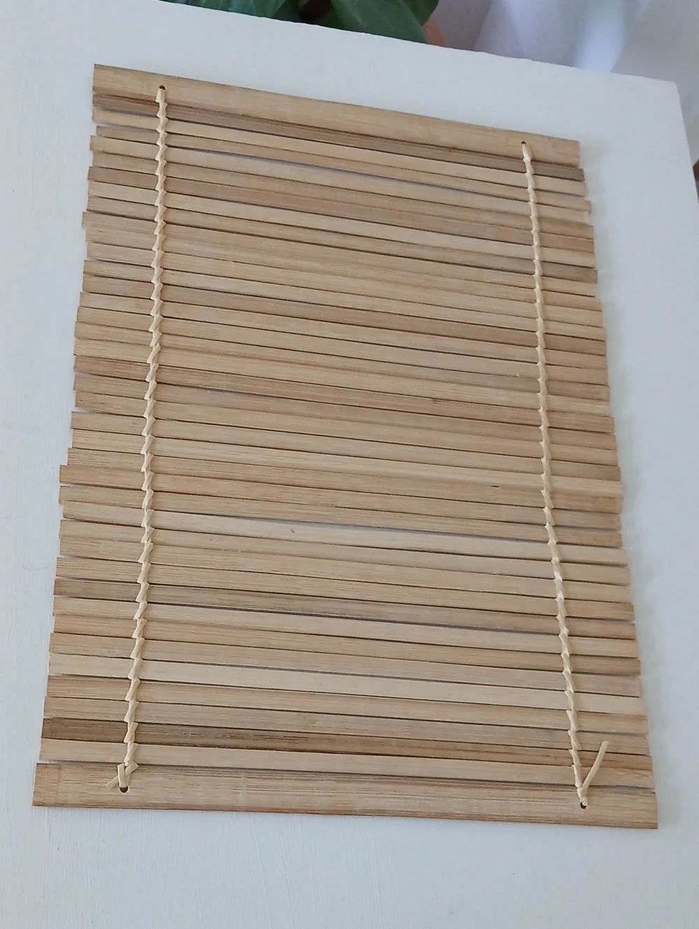 Vintage Bamboo Slat Placemats Set Of 2